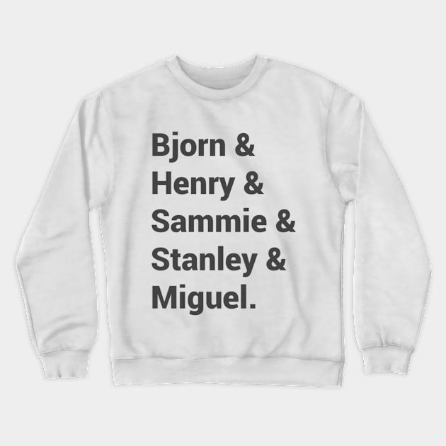 Thornvale Names Crewneck Sweatshirt by Thornvale Store